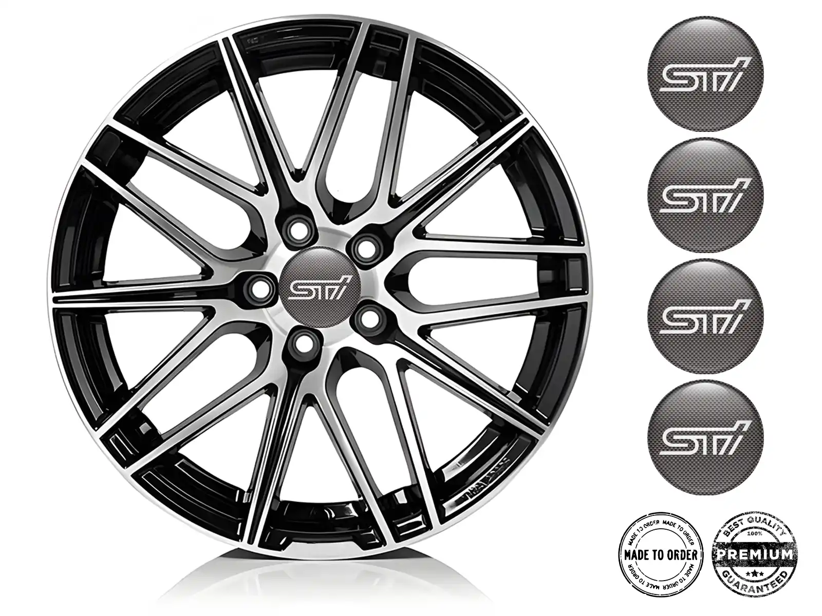 Subaru Dome-Dekoration Stilvolle Nabenkappen-Embleme